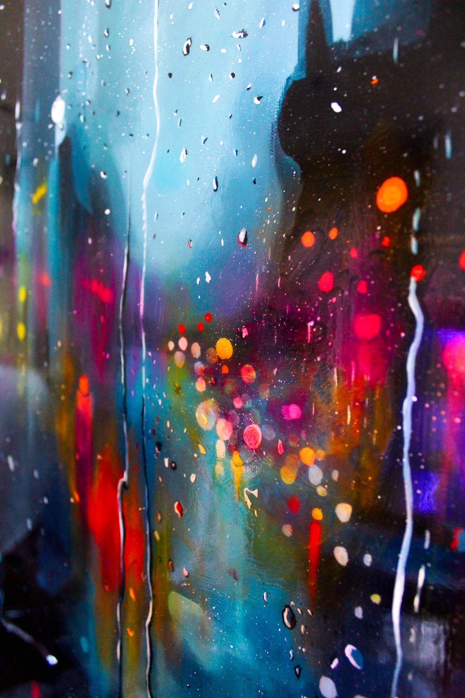 Neon Rainstorm
