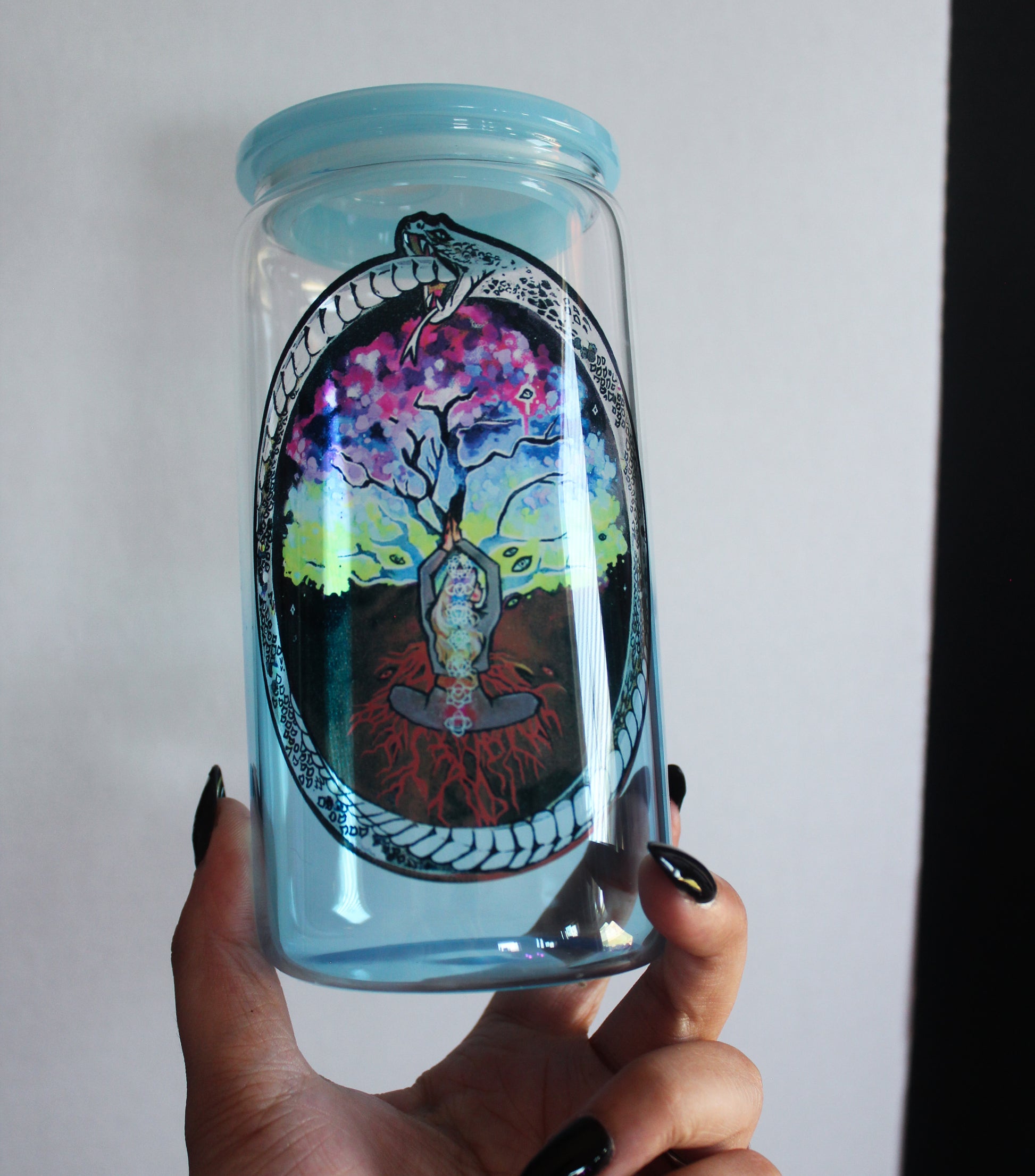 Ouroboros Glass Tumbler