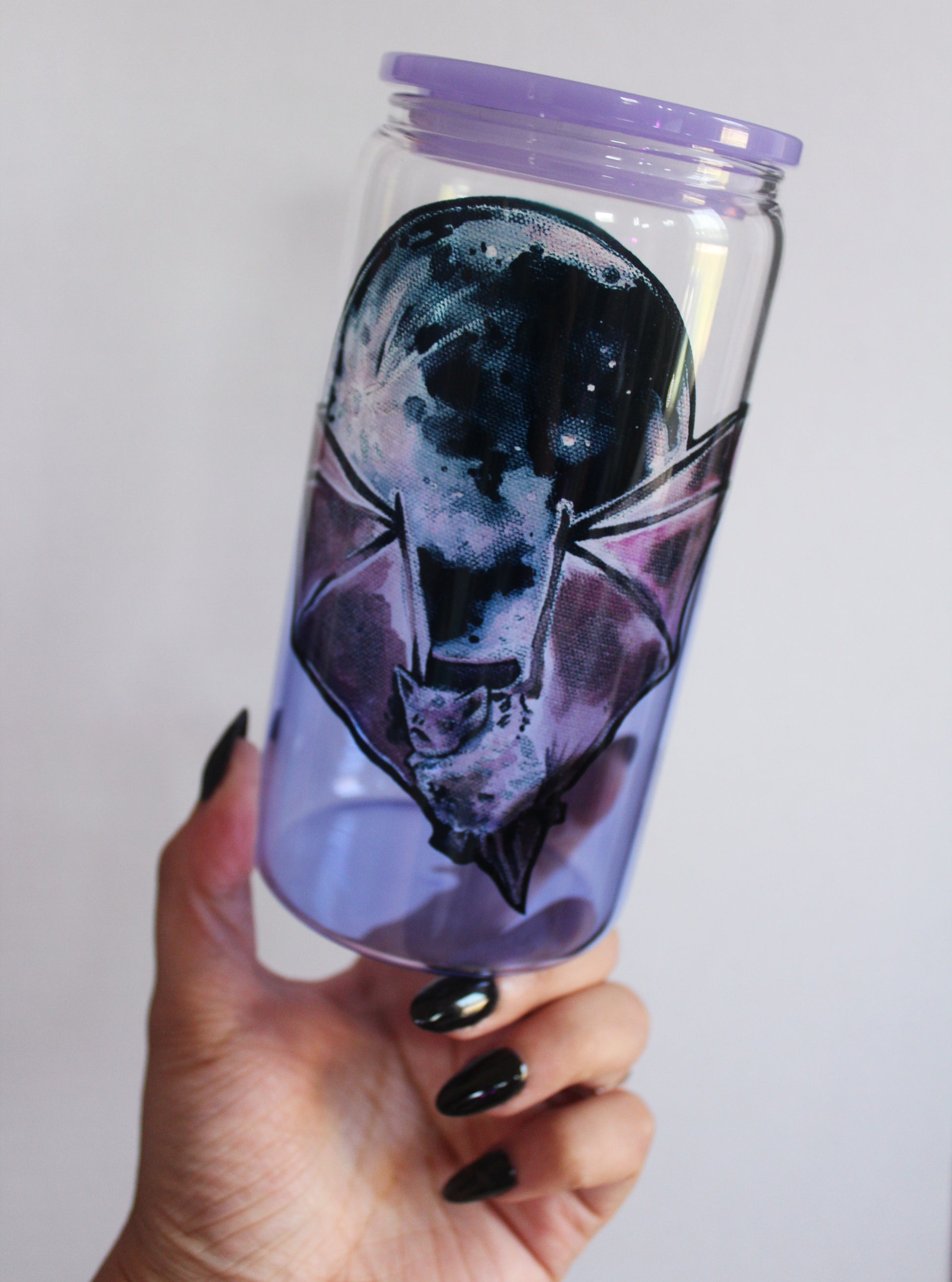 Night Familar Glass Tumbler