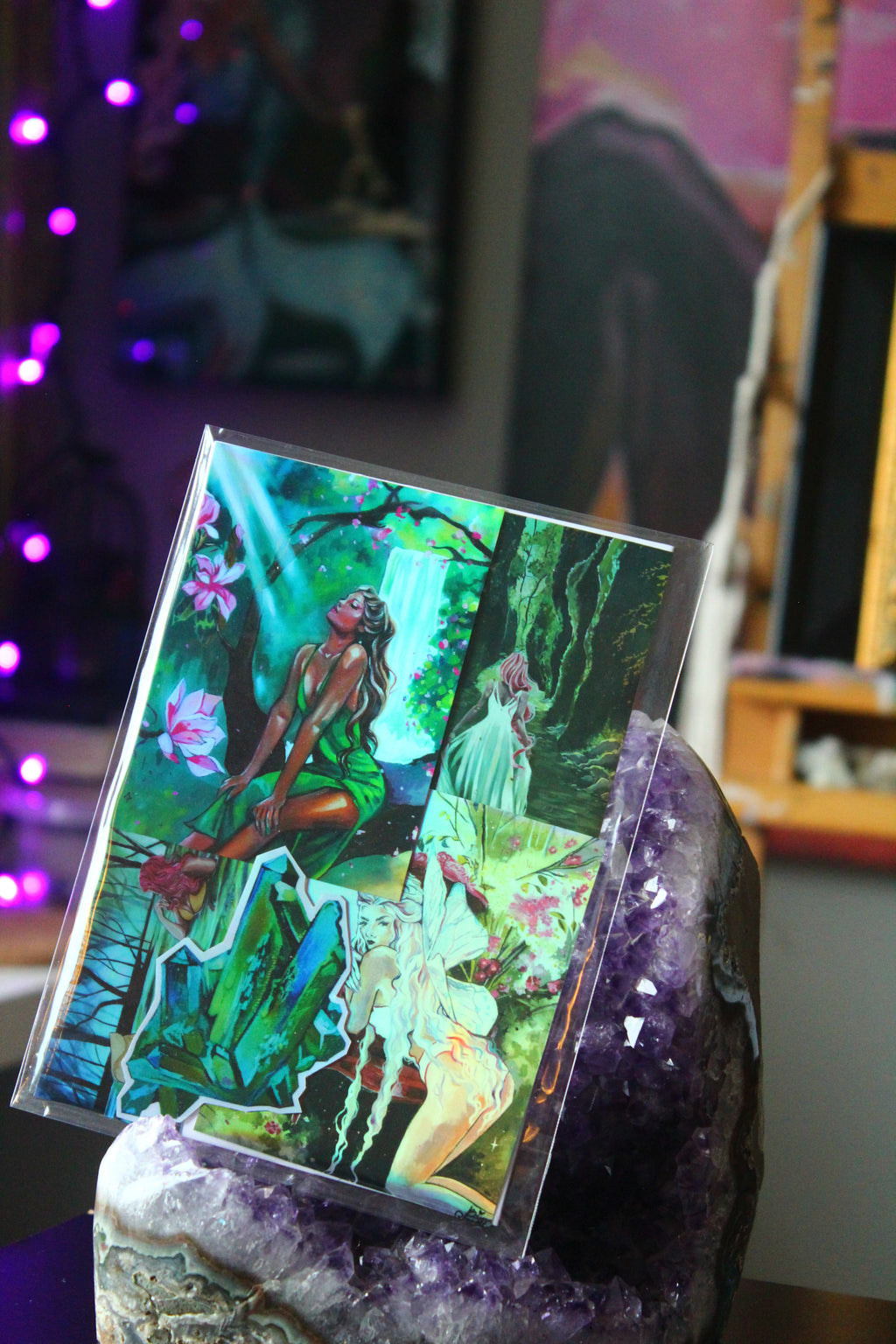 Green Witch Sticker Pack