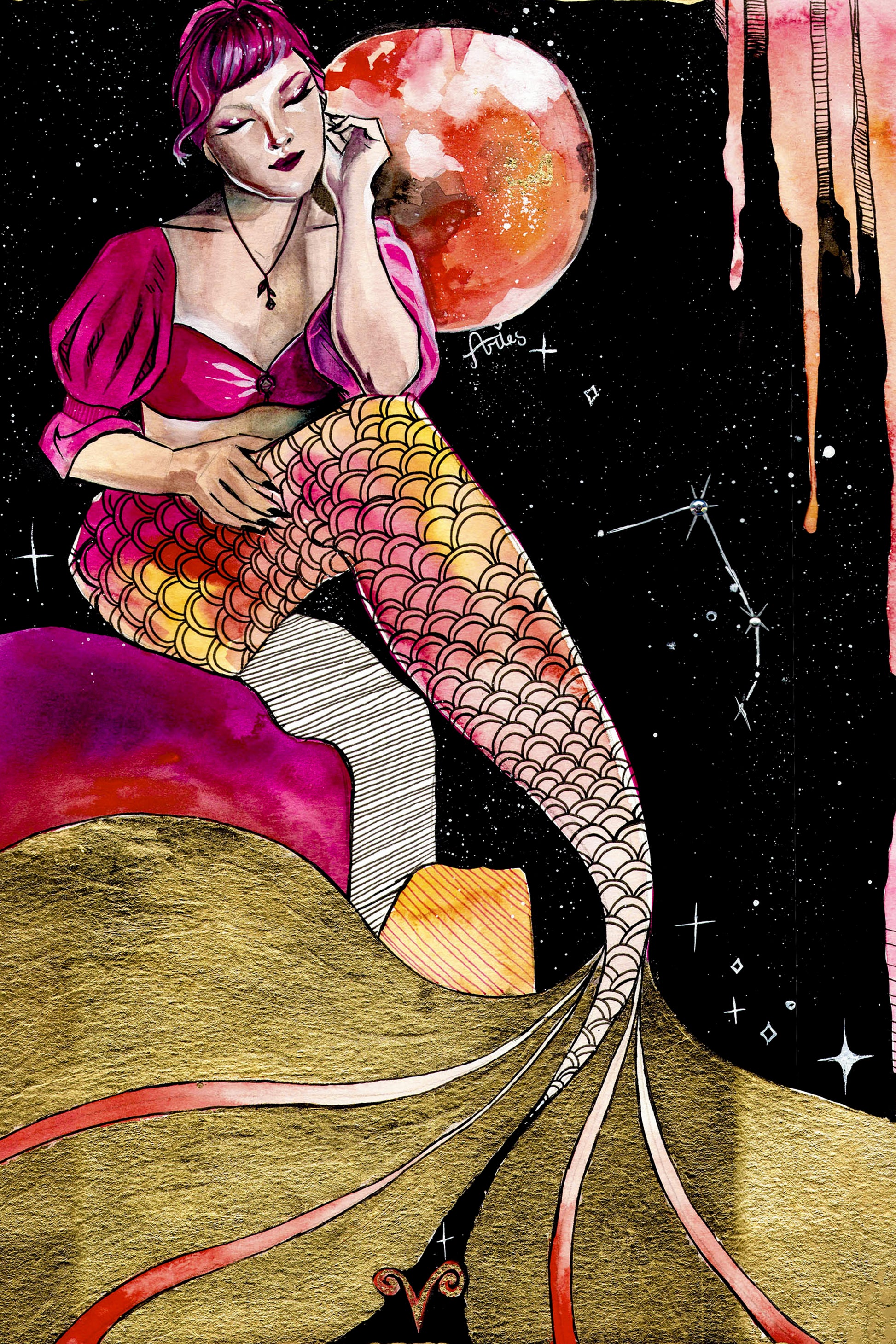 Aries Mermaid