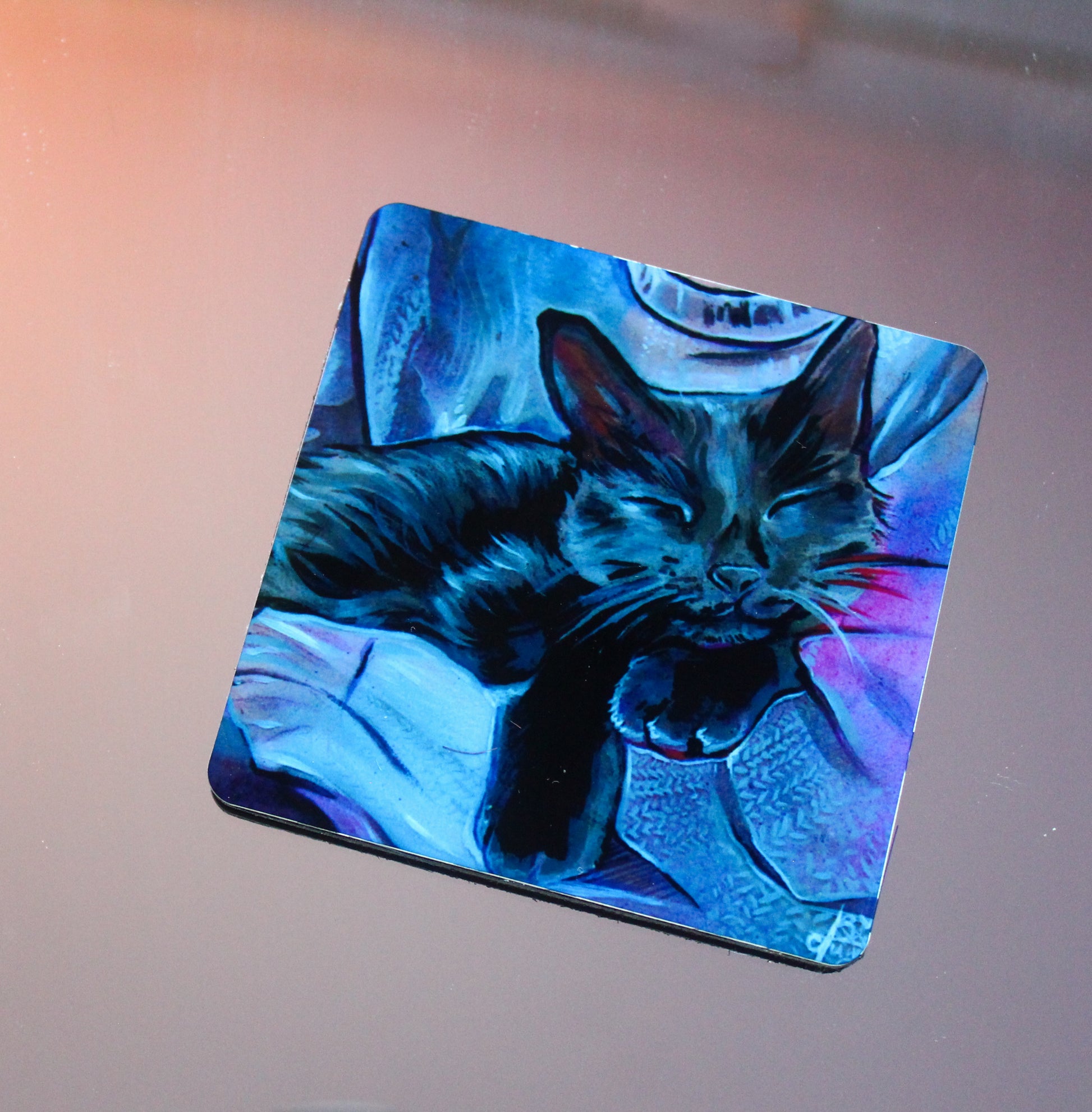 Cozy Cat Magnet