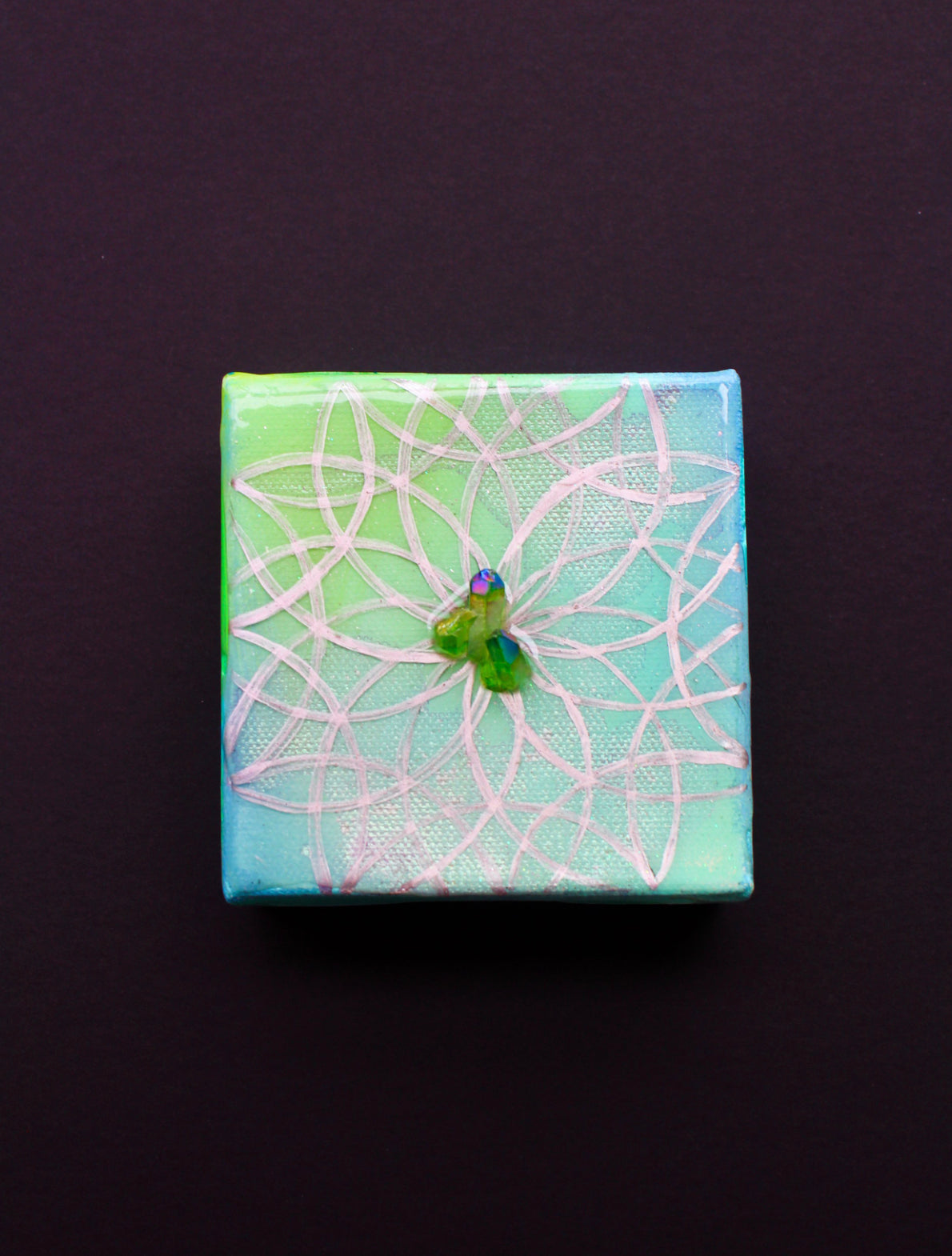 Apple Aqua Crystal Grid