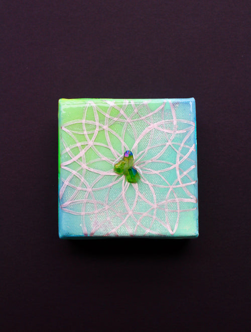 Apple Aqua Crystal Grid