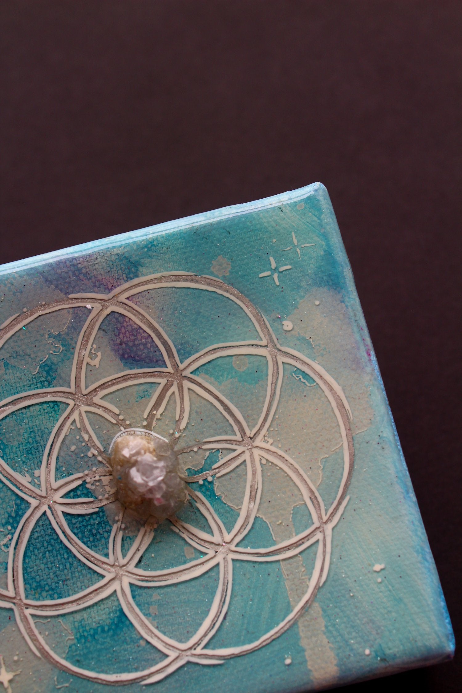 Apple Aqua Crystal Grid