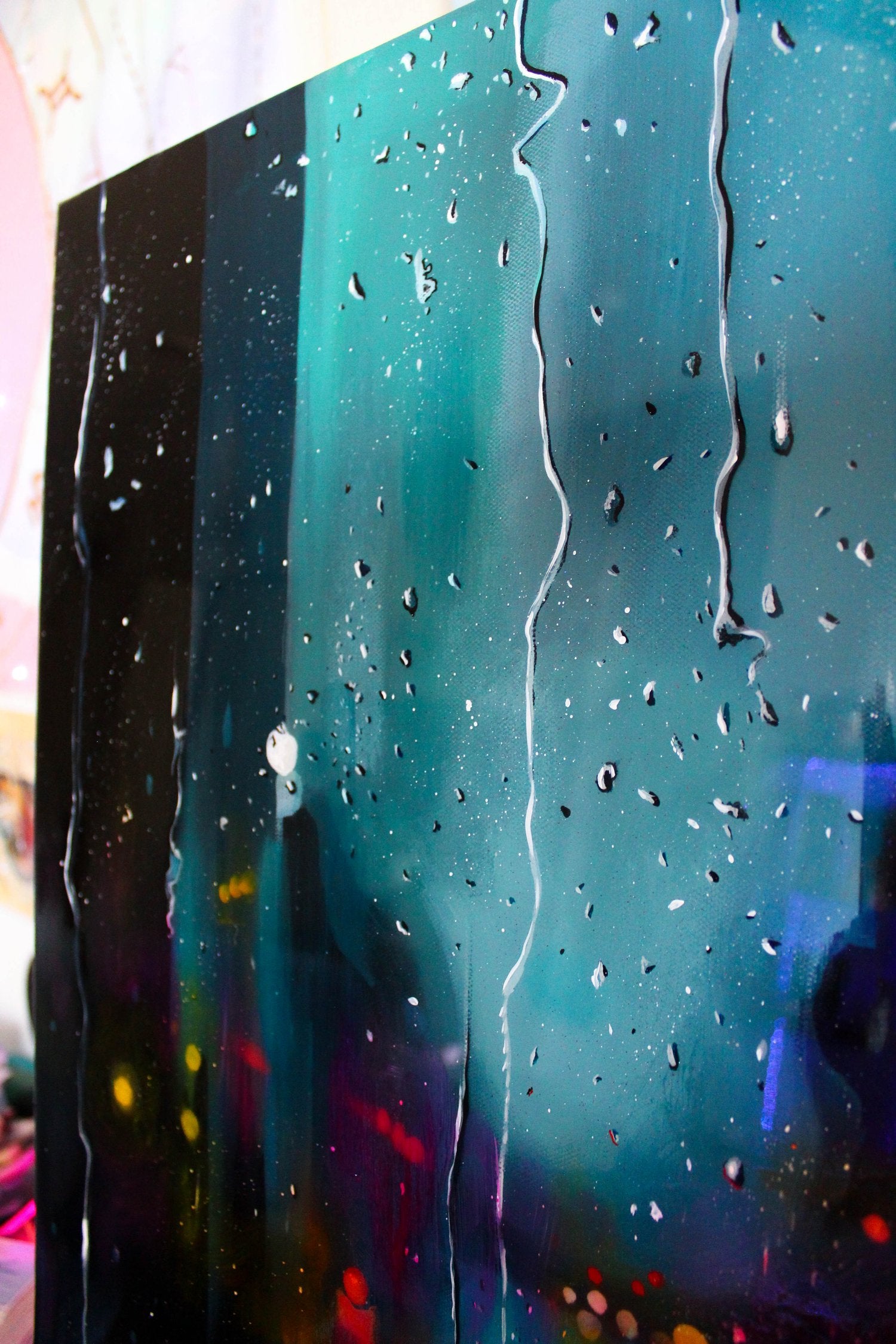 Neon Rainstorm
