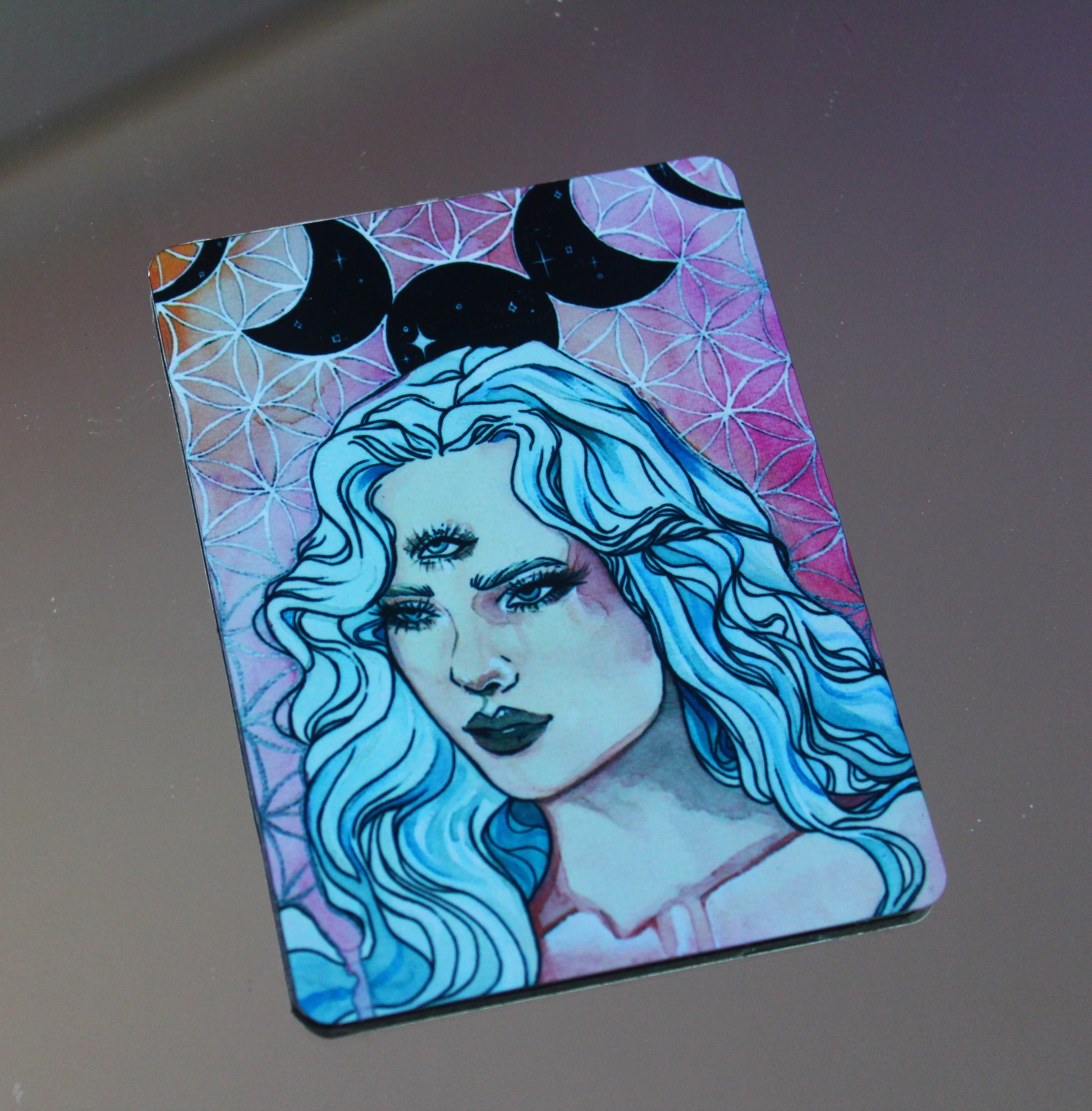 Triple Moon Goddess Magnet